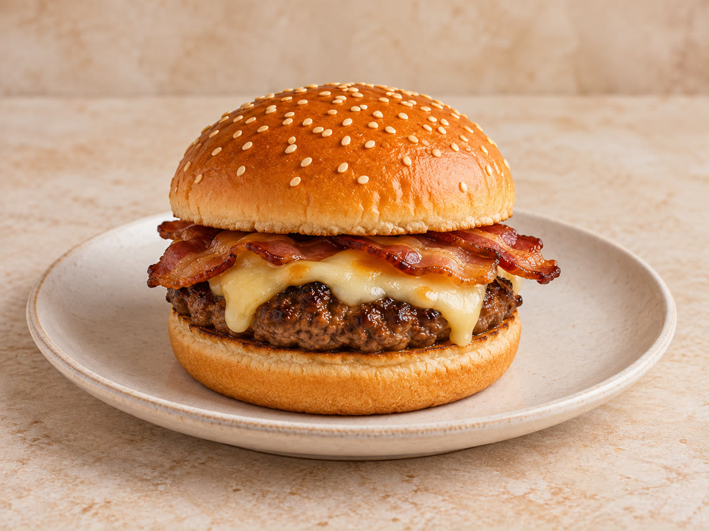 Raclette Bacon Burger